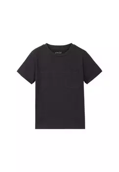 Базовая футболка TOM TAILOR, цвет coal grey