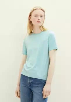 Базовая футболка TOM TAILOR DENIM, светло-голубой