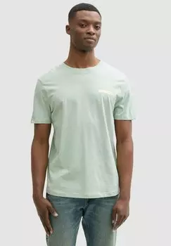 Базовая футболка TOM TAILOR DENIM, зеленый