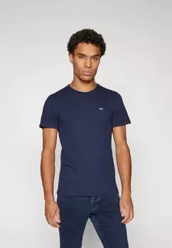 Базовая футболка Tommy Hilfiger, новый темно-серый/темно-синий Slim Tee 2 Pack