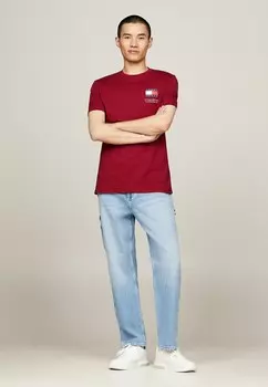 Базовая футболка Tommy Hilfiger, светло-красный