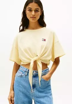 Базовая футболка Tommy Jeans, желтый