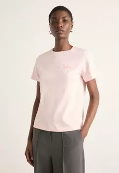 Базовая футболка TONAL SHIELD GANT, светло-розовый