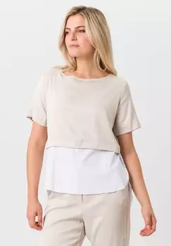 Базовая футболка TUZZI, бежевый