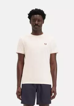 Базовая футболка TWIN TIPPED Fred Perry, бежевый