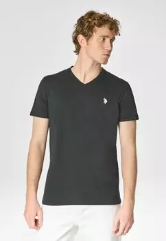 Базовая футболка U.S. Polo Assn., черный