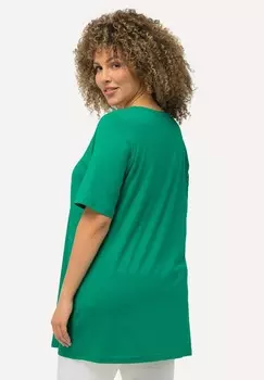 Базовая футболка Ulla Popken, цвет Mottled Green