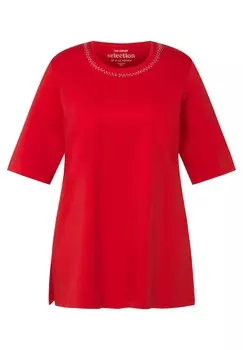 Базовая футболка Ulla Popken, красный