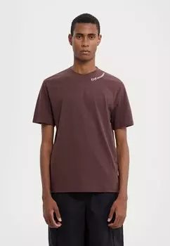 Базовая футболка UNISEX EA7 Emporio Armani, Бордо