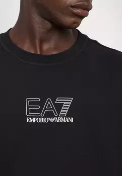 Базовая футболка UNISEX EA7 Emporio Armani, черный