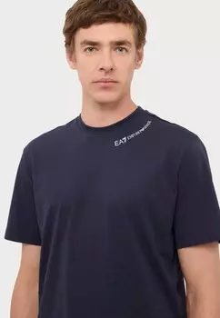 Базовая футболка UNISEX EA7 Emporio Armani, темно-синий