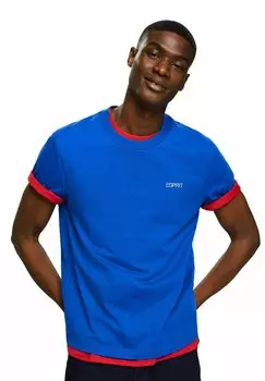 Базовая футболка UNISEX Esprit, синий