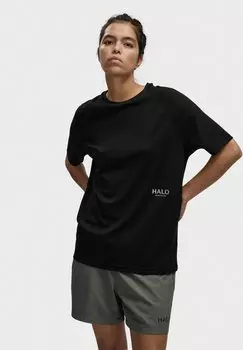 Базовая футболка UNISEX HALO, черный
