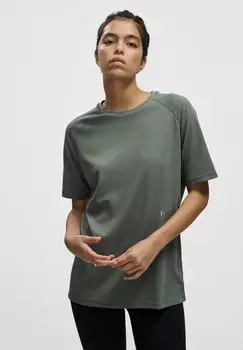 Базовая футболка UNISEX HALO, зеленый