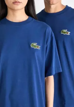 Базовая футболка UNISEX Lacoste, темно-синий