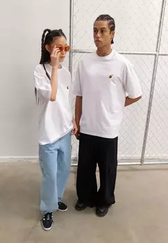 Базовая футболка Unisex YOURTURN, белая/черная