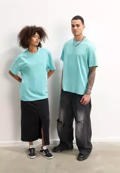 Базовая футболка Unisex YOURTURN, синяя