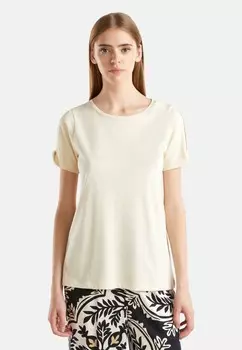 Базовая футболка United Colors of Benetton, бежевый