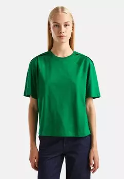 Базовая футболка United Colors of Benetton, зеленый