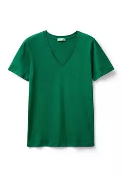 Базовая футболка United Colors of Benetton, зеленый