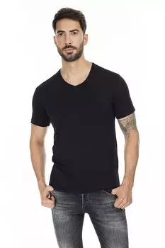 Базовая футболка узкого кроя с V-образным вырезом 5722512V Buratti