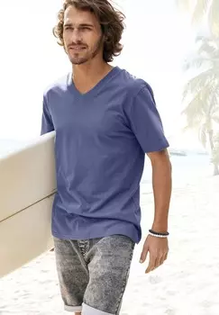 Базовая футболка V 2 PACK KangaROOS, синий