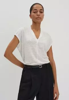 Базовая футболка V-AUSSCHNITT someday., белый