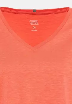 Базовая футболка V-NECK camel active, оранжевый