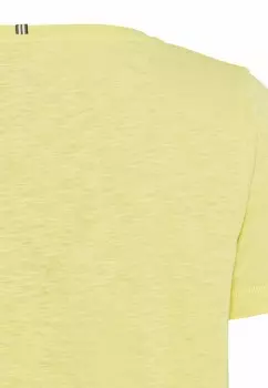 Базовая футболка V-NECK camel active, светло-желтый