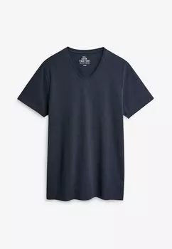 Базовая футболка V-Neck Five Pack Next, черная