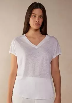 Базовая футболка V-NECK Intimissimi, белый