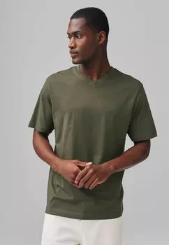 Базовая футболка V-NECK Next, зеленый