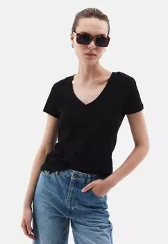 Базовая футболка V-NECK OXXO, черный
