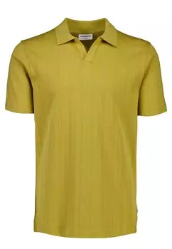 Базовая футболка V-NECK POLO Lindbergh, коричневый