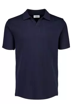 Базовая футболка V-NECK POLO Lindbergh, темно-синий
