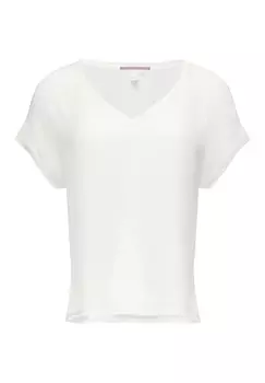 Базовая футболка V-NECK QS, кремовый