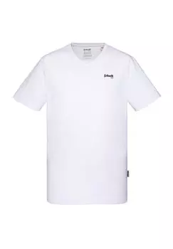 Базовая футболка V-NECK Schott, белый