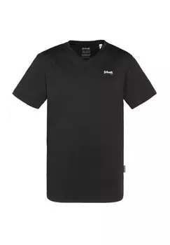 Базовая футболка V-NECK Schott, черный