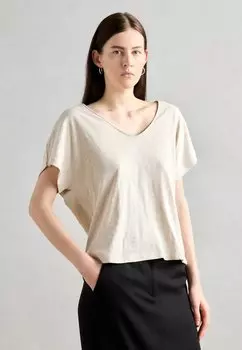 Базовая футболка V NECK SHORT SLEEVE Marc O'Polo, светло-серый