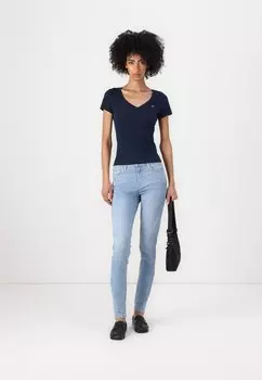 Базовая футболка V NECK TEE 2 PACK Tommy Jeans, темно-синий