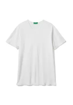 Базовая футболка V NECK United Colors of Benetton, белый
