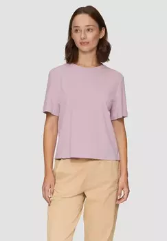 Базовая футболка VERKRZTES MIT CREW NECK s.Oliver, фиолетовый