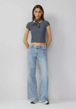 Базовая футболка VERKRZTES X VANESSA MAI QS, антрацит