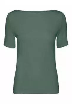 Базовая футболка Vero Moda Curve, цвет Mottled Green