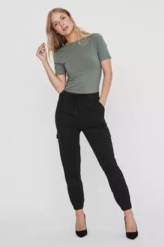 Базовая футболка Vero Moda, зеленый