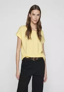 Базовая футболка VIDREAMERS NEW PURE - NOOS VILA, светло-желтый