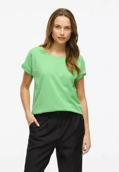 Базовая футболка VIDREAMERS NEW PURE - NOOS VILA, светло-зеленый