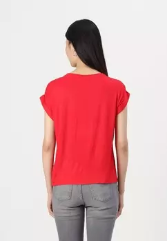Базовая футболка VIELLETTE VILA, красный