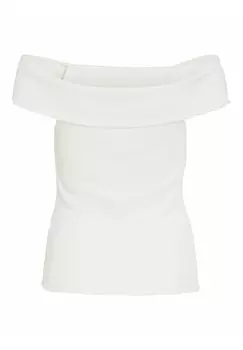 Базовая футболка VILA, кремовый