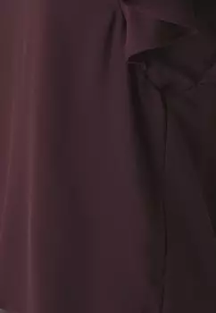 Базовая футболка VIMICADA V NECK VILA, темно-красный